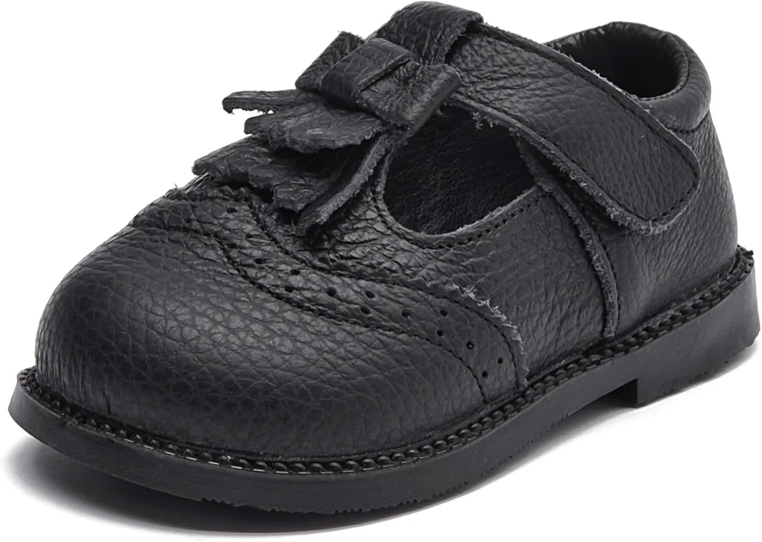DADAWEN Toddler Girls Mary Jane Flats Dress Shoes Comfort Oxfords Wedding Church Party Dress Shoe School Uniform Shoes Loafer Flats
