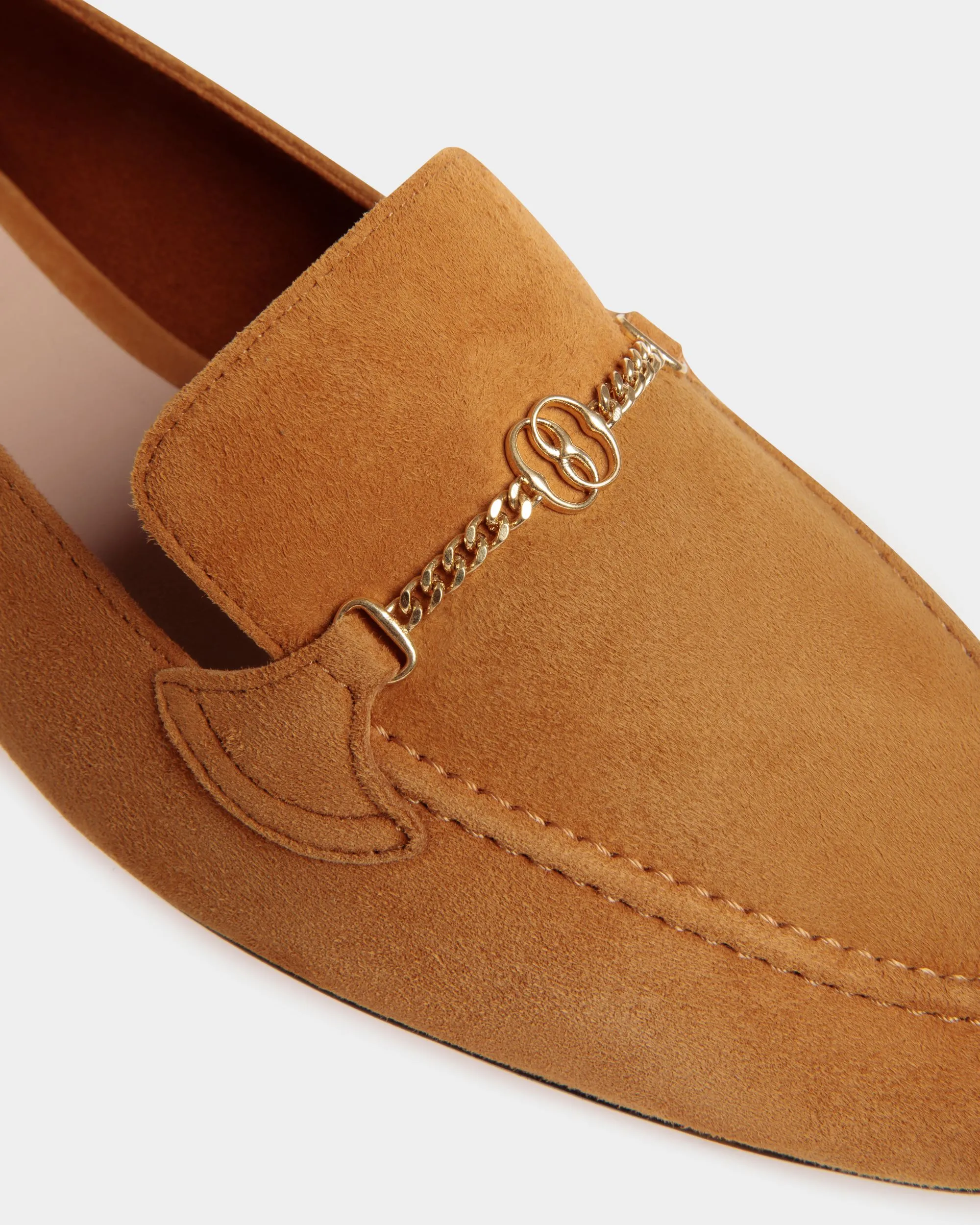 Daily Emblem Loafer in Brown Suede