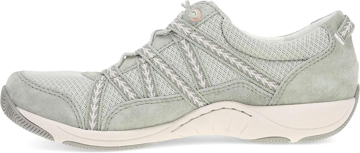 Dansko Harlyn Lightweight Sneaker for Women - Stain Resistant Leather and Nylon Uppers and Arch Support in Flexible Style