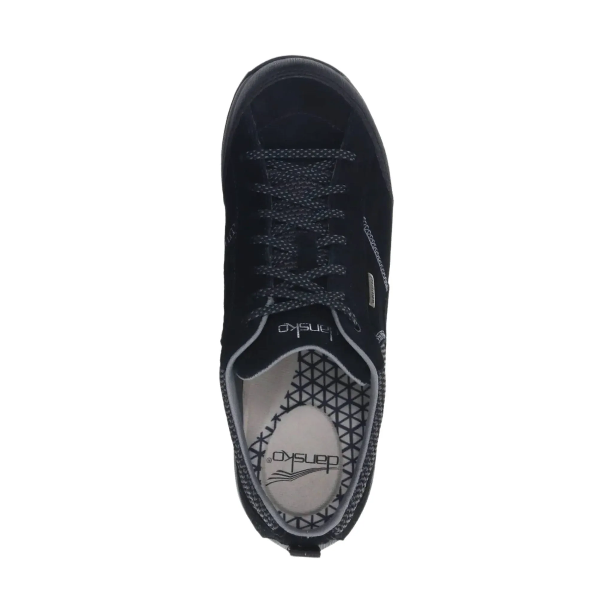 Dansko Women's Paisley Wide Waterproof Sneaker - Black