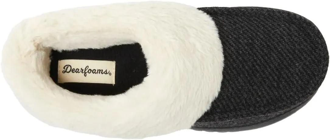 Dearfoams Ladies' Slipper with Memory Foam