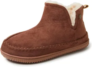 Dearfoams Men's Brixen Indoor/Outdoor Memory Foam Boot Alpine Camping Cozy Slipper House Shoe