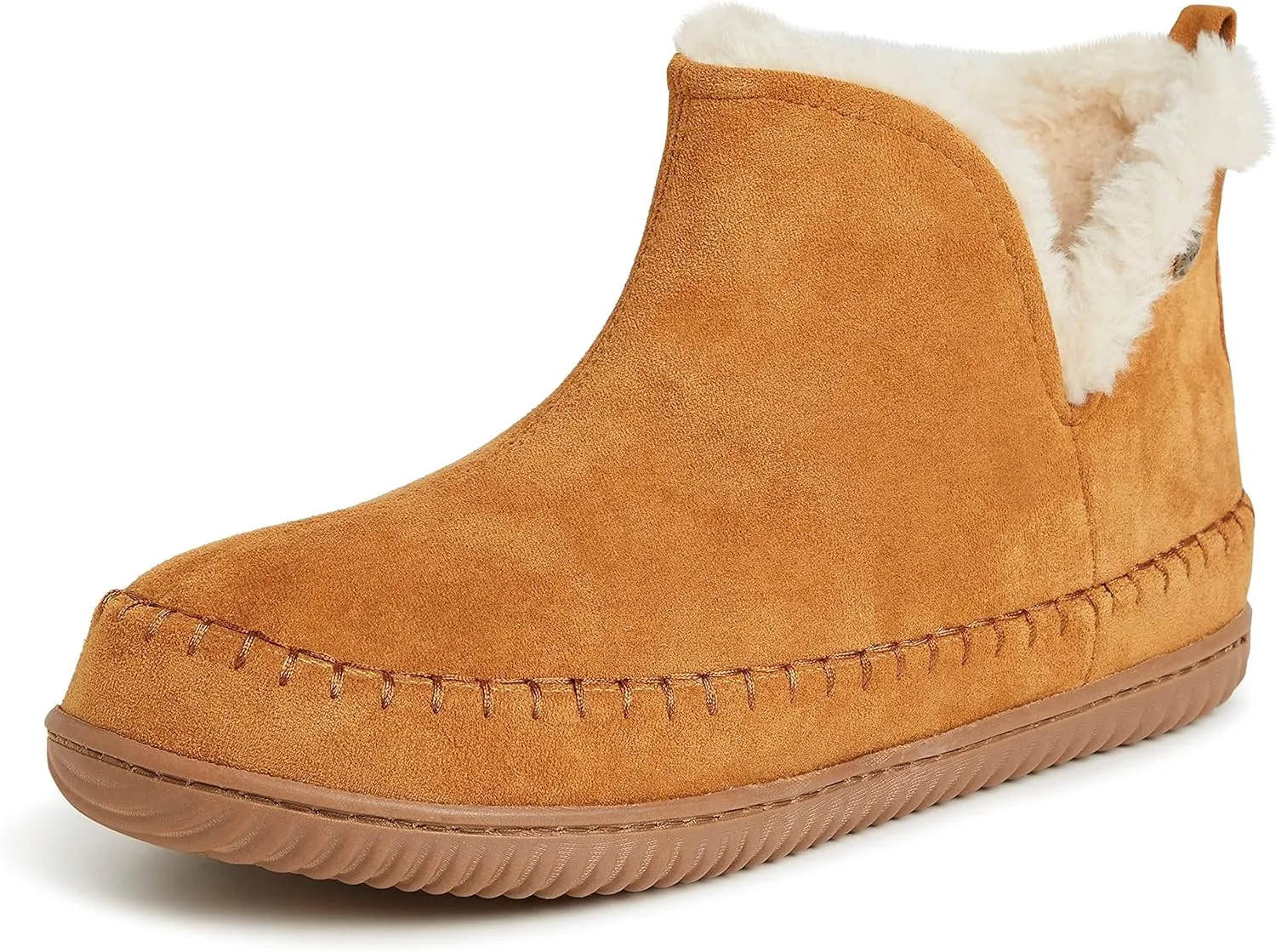 Dearfoams Men's Brixen Indoor/Outdoor Memory Foam Boot Alpine Camping Cozy Slipper House Shoe