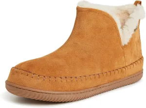 Dearfoams Men's Brixen Indoor/Outdoor Memory Foam Boot Alpine Camping Cozy Slipper House Shoe