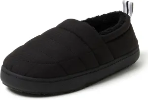 Dearfoams Women's Lightweight Memory Foam Easy on Off Fern Closed Back Slipper