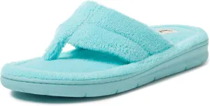 Dearfoams Women's Melanie Terry Thong Slipper