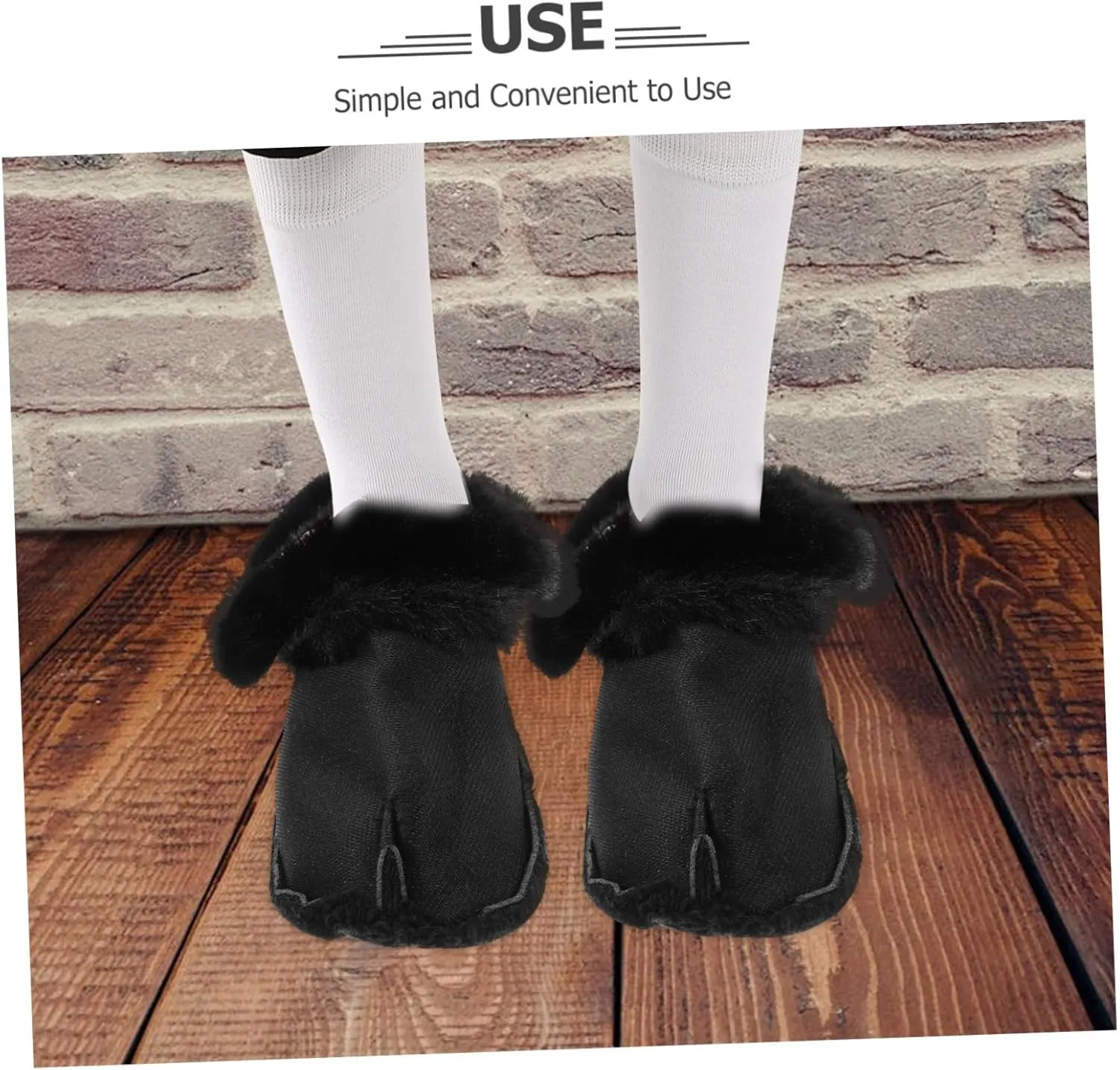 DECHOUS Thick Plush Fabric Fuzzy Liner for Slippers Warmth Cozy Inner Soles Replaceable Slipper Liner
