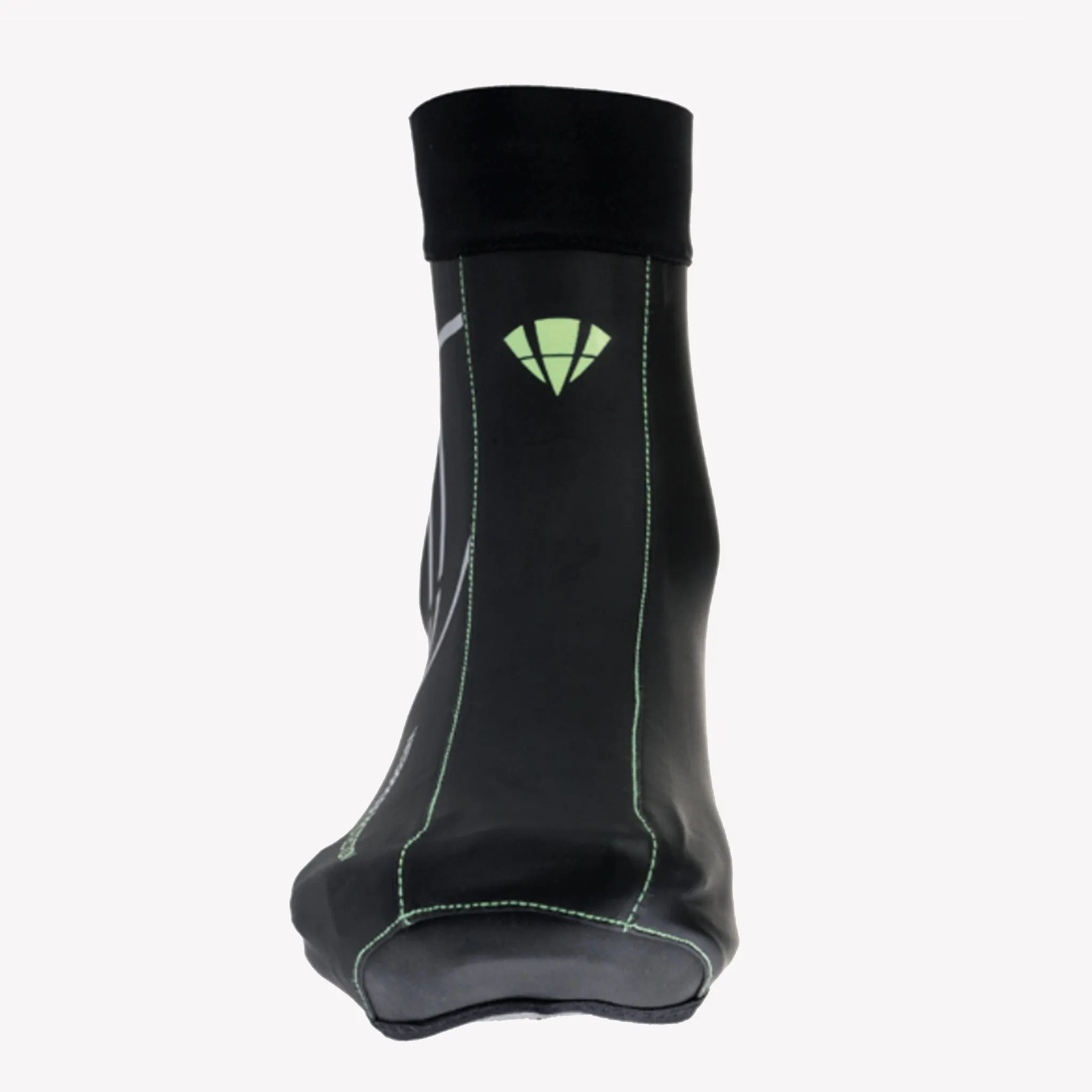 DIAMANTE WATERPROOF SHOECOVER ROAD BLACK YELLOW FLUO