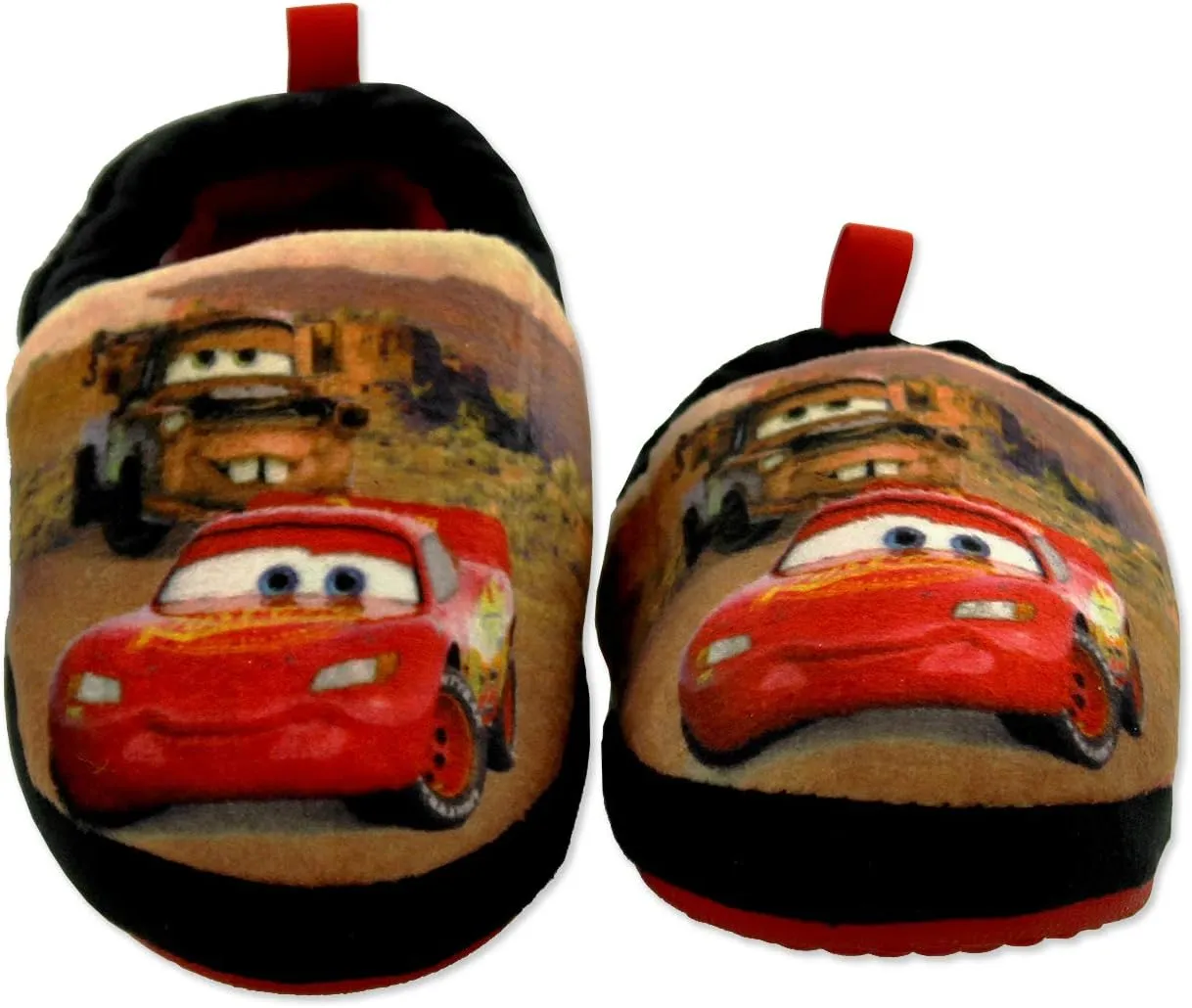 Disney Boys' Cars Lightning McQueen Plush Aline Slipper