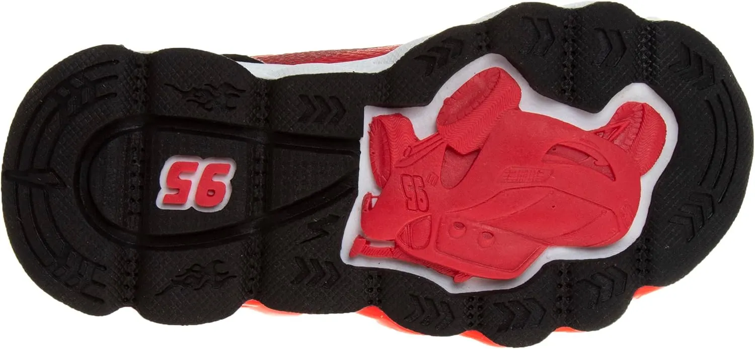 Disney Pixar Cars Boys Black/Red Lighted Sneaker (Toddler/Little Kid)