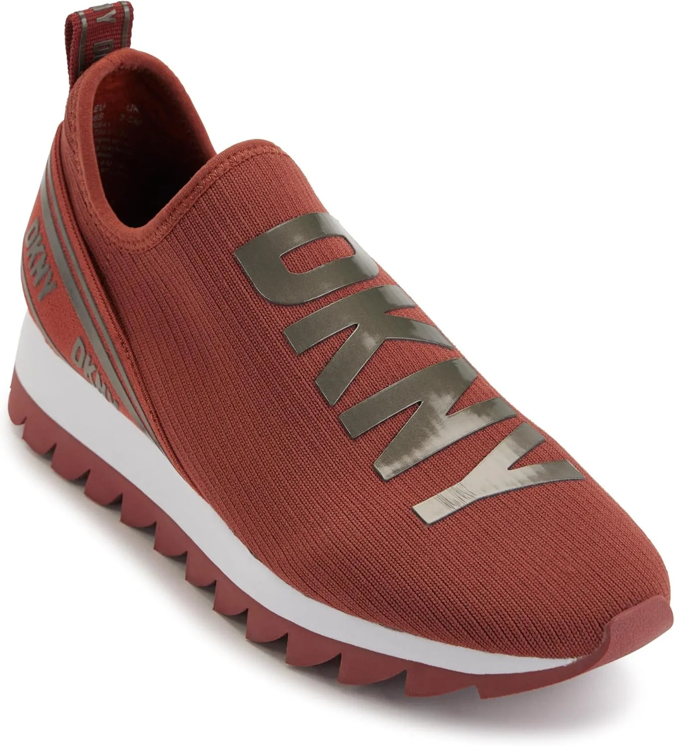 DKNY Women's Abbi Logo Slip-on Running Sneaker