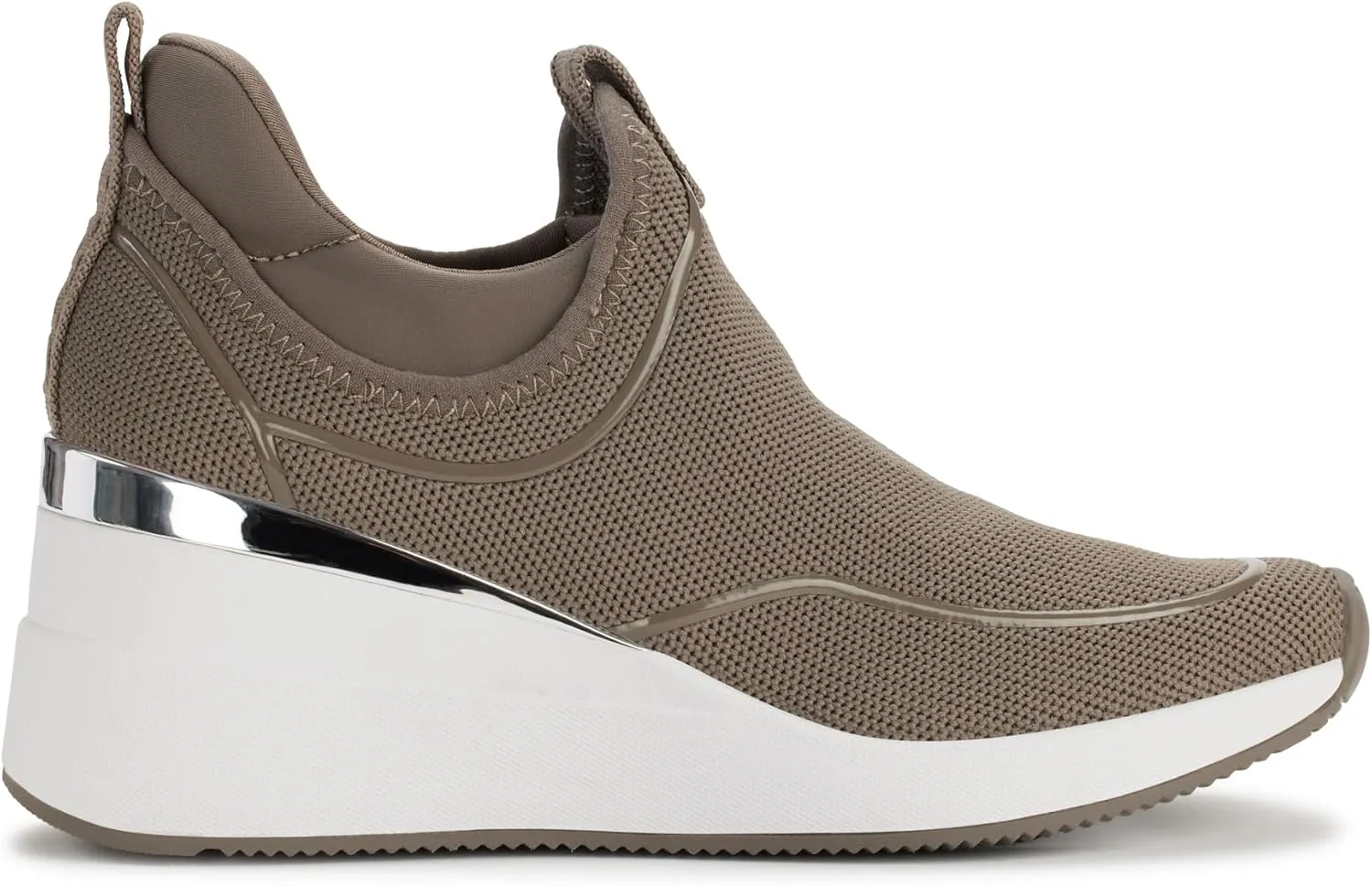 DKNY Women's Pecola Slip on Wedge Sneaker