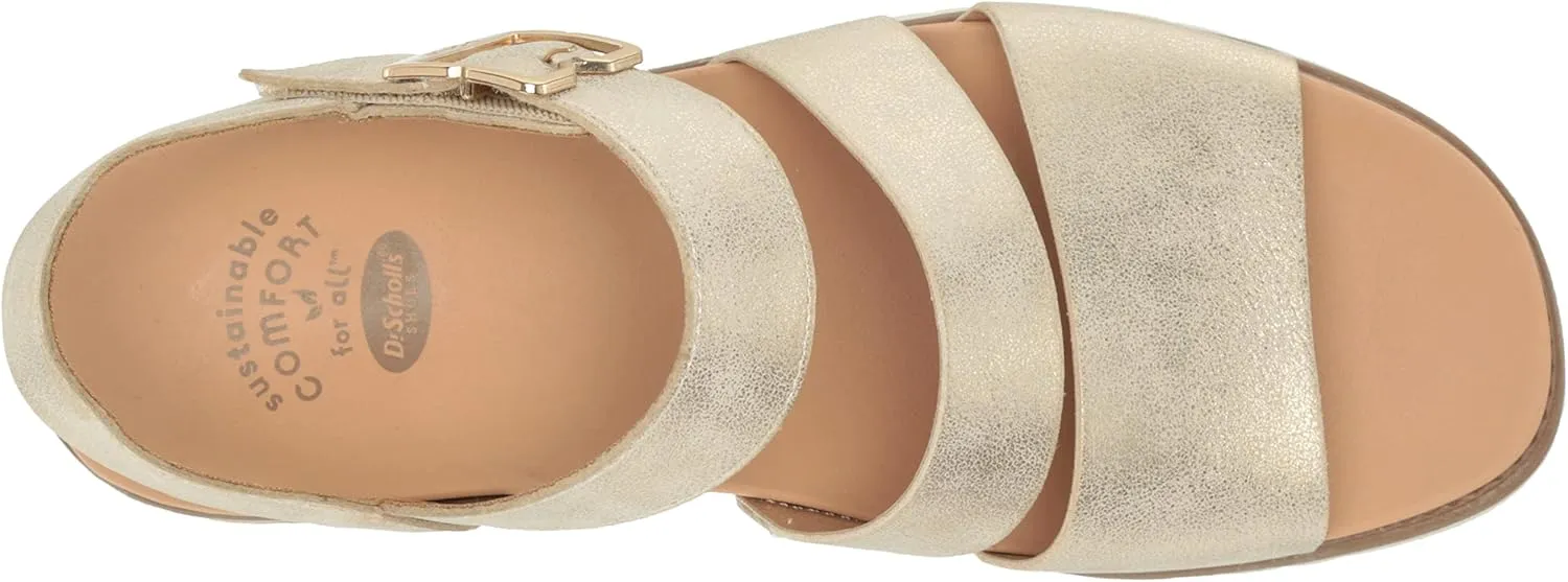 Dr. Scholl's Shoes Women's Island Glow Strappy Flat Sandal