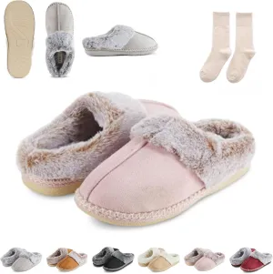 Dreamtoe Slippers, Women's Microsuede Indoor Outdoor Slippers, Winter Slippers for Women