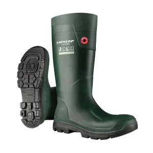 DUNLOP Protective Footwear, Purofort FieldPRO (green/black), FG60E33.43, Size 10 US