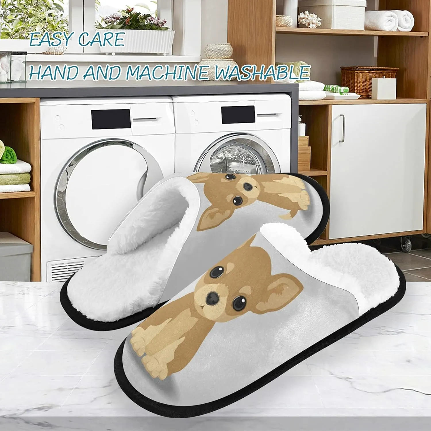Dussdil Home House Slippers Travel Slipper Soft Memory Foam Slipper Non Slip for Women Men Hotel Bedroom Shoes Slippers