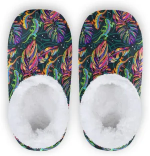 Dussdil Home Winter Slippers Spa Travel House Slipper Soft Memory Foam Slipper Non Slip for Hotel Bedroom Shoes Slippers