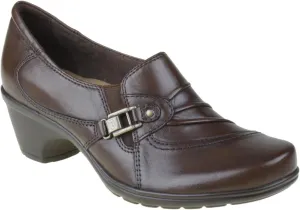 Earth Kushma Navy/Black Shiny Satin/Soft Calf 8 B (M)
