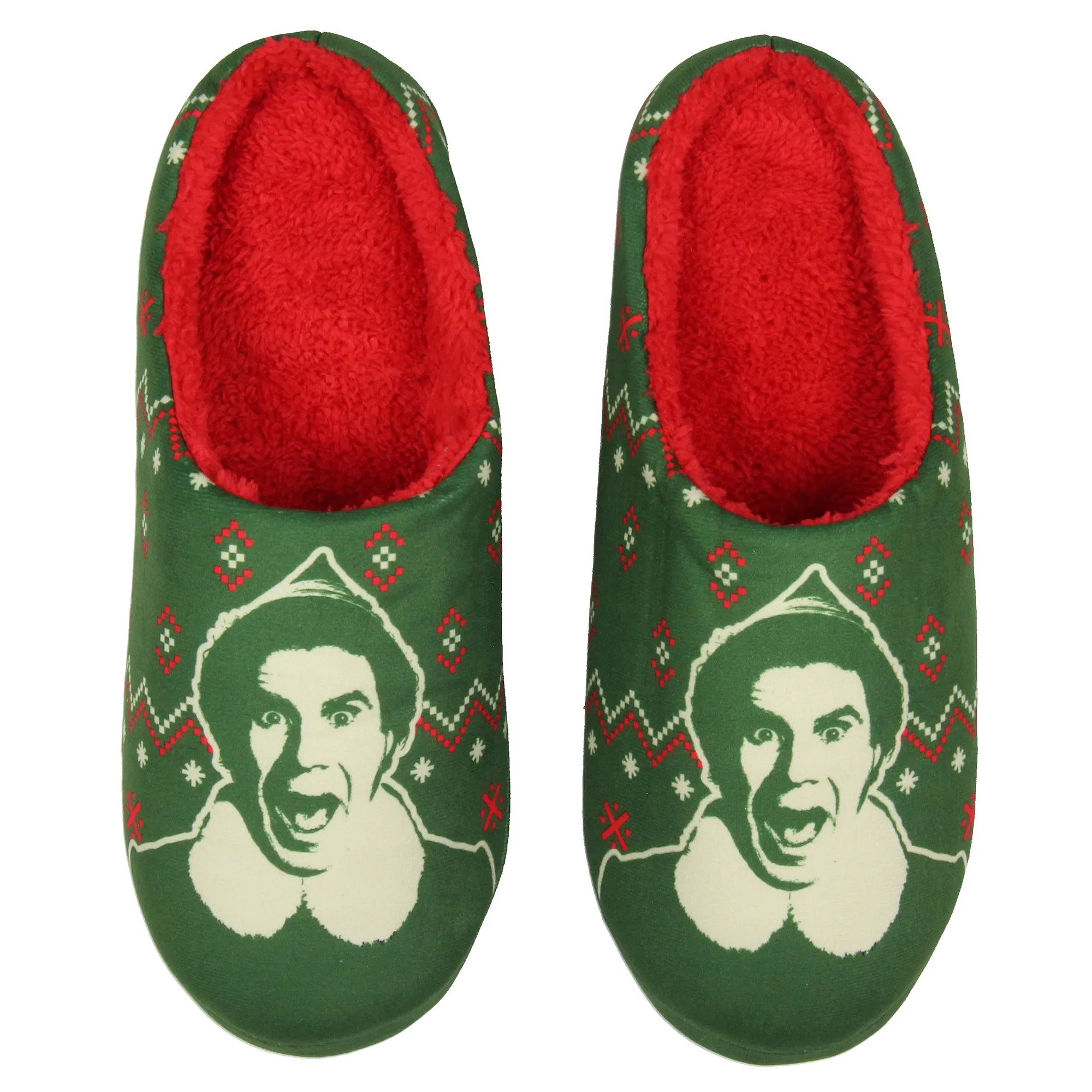 Elf The Movie Buddy Unisex Memory Foam House Slippers For Women Men (S/M)