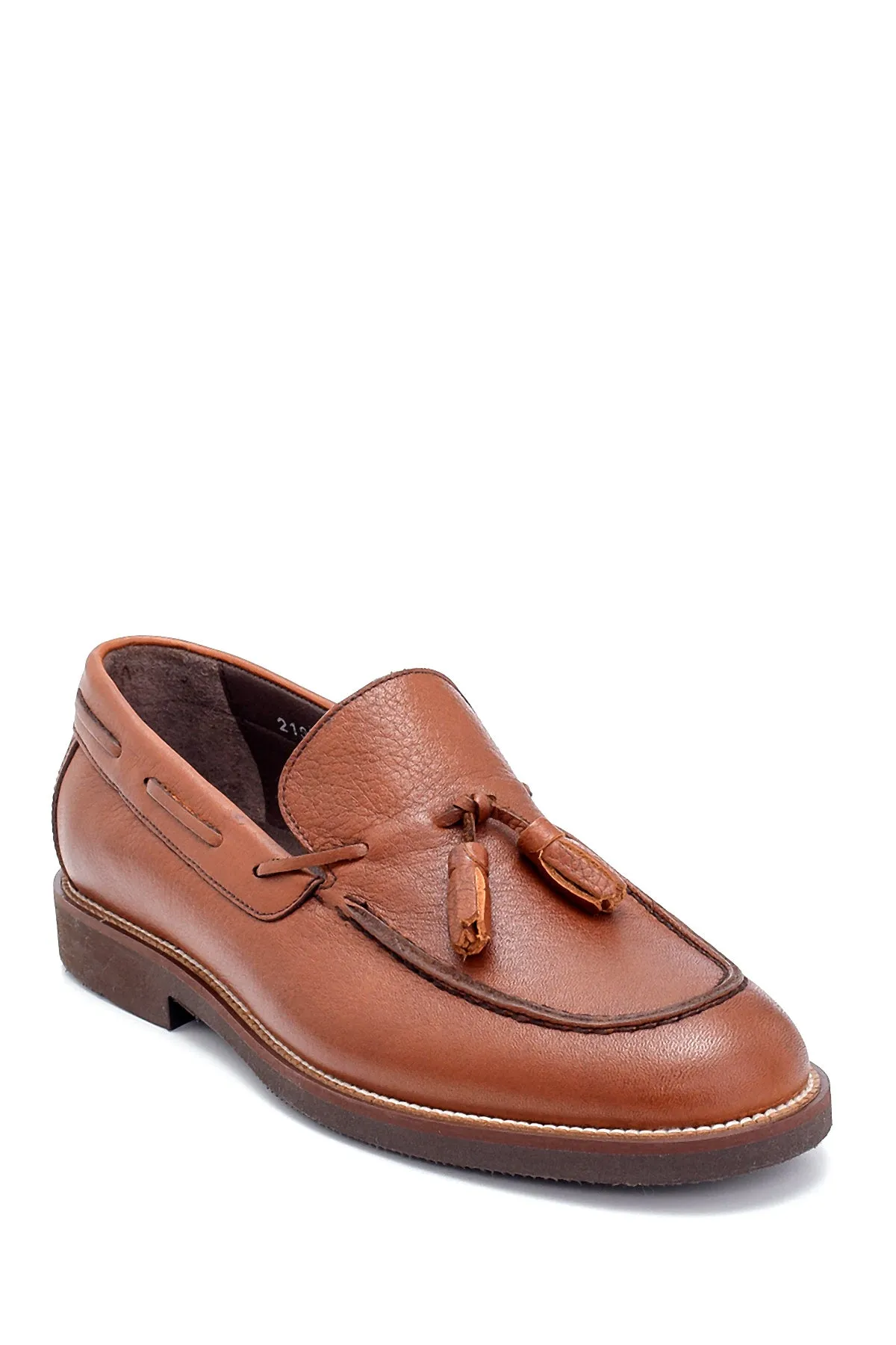 Erkek Deri Püskül Detaylı Loafer