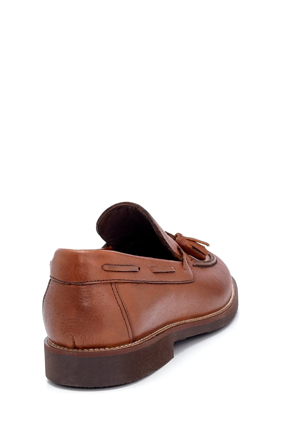 Erkek Deri Püskül Detaylı Loafer