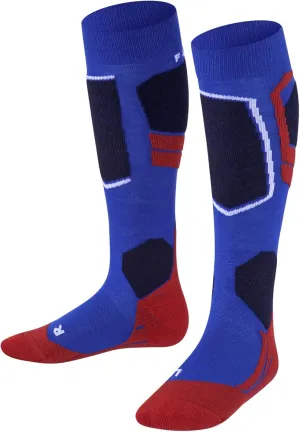 FALKE Unisex Kids SK4 Advanced Ski Socks, Light, Quick Dry Merino Wool, 1 Pair