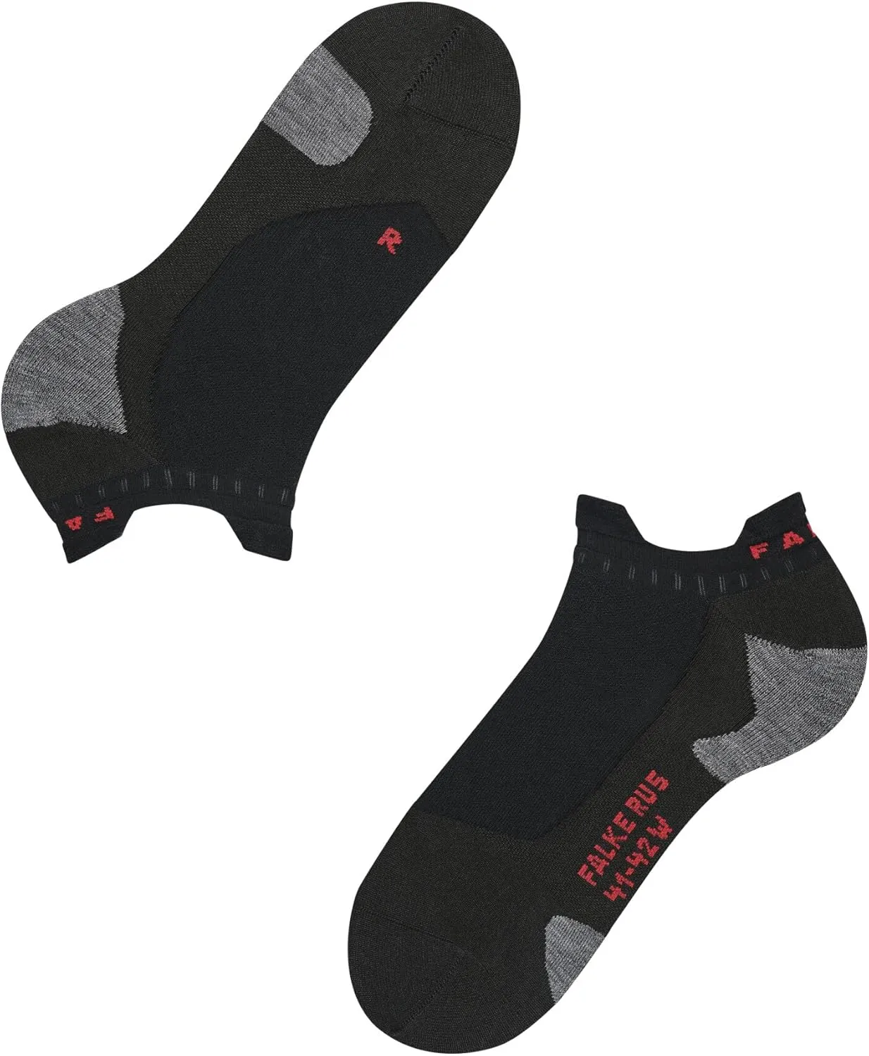 FALKE Women's RU5 Race Invisible Running Socks, No Show, Ultralight Cushion, Athletic, Breathable Quick Dry, Nylon, 1 Pair