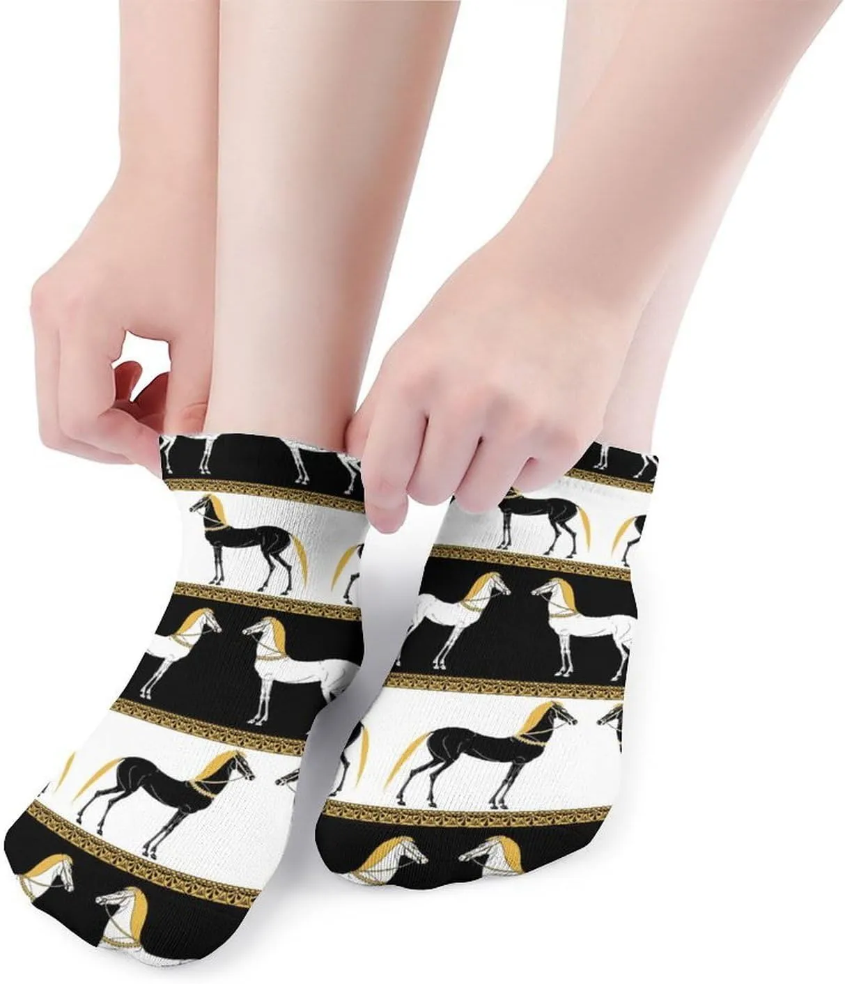 Fashion Socks Men & Women Soft Hiking Running Decor Dress Low Cut Ankle Socks 5 Pairs