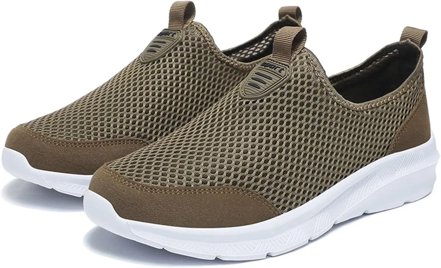 Fashion Summer Men Breathable Mesh Shallow Lace Up Casual Shoes Sneaker Odor Eliminator Men's Classic Leather Sneaker