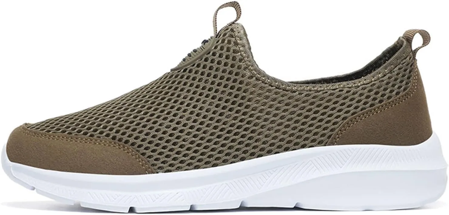 Fashion Summer Men Breathable Mesh Shallow Lace Up Casual Shoes Sneaker Odor Eliminator Men's Classic Leather Sneaker
