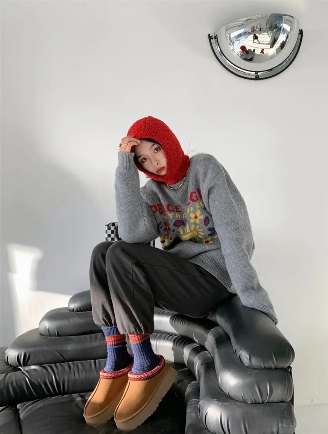 Fashion Winter plush platform Short Ankle boots for kids Fur Fleece Lined slippers girl boy warm Outdoor indoor House anti slip trend Mini boots little kids big kids