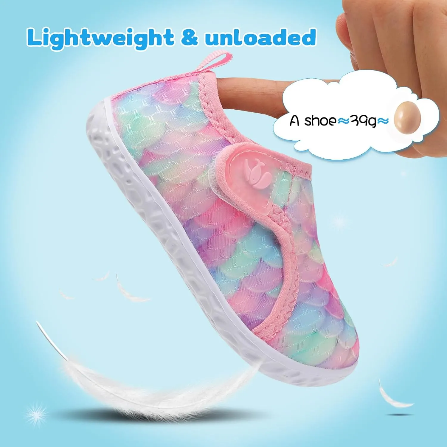 FEETCITY Baby Boys Girls Water Sport Shoes Barefoot Kids Aqua Socks Quick-Dry Beach Swim Pool Shoes