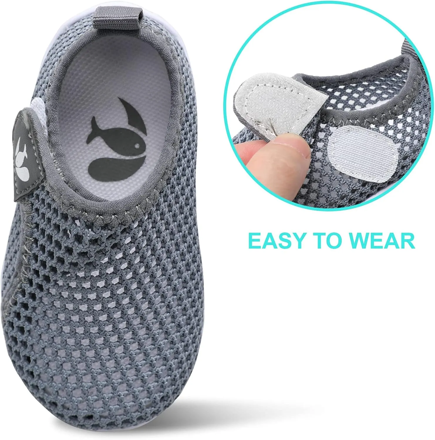 FEETCITY Baby Boys Girls Water Sport Shoes Barefoot Kids Aqua Socks Quick-Dry Beach Swim Pool Shoes
