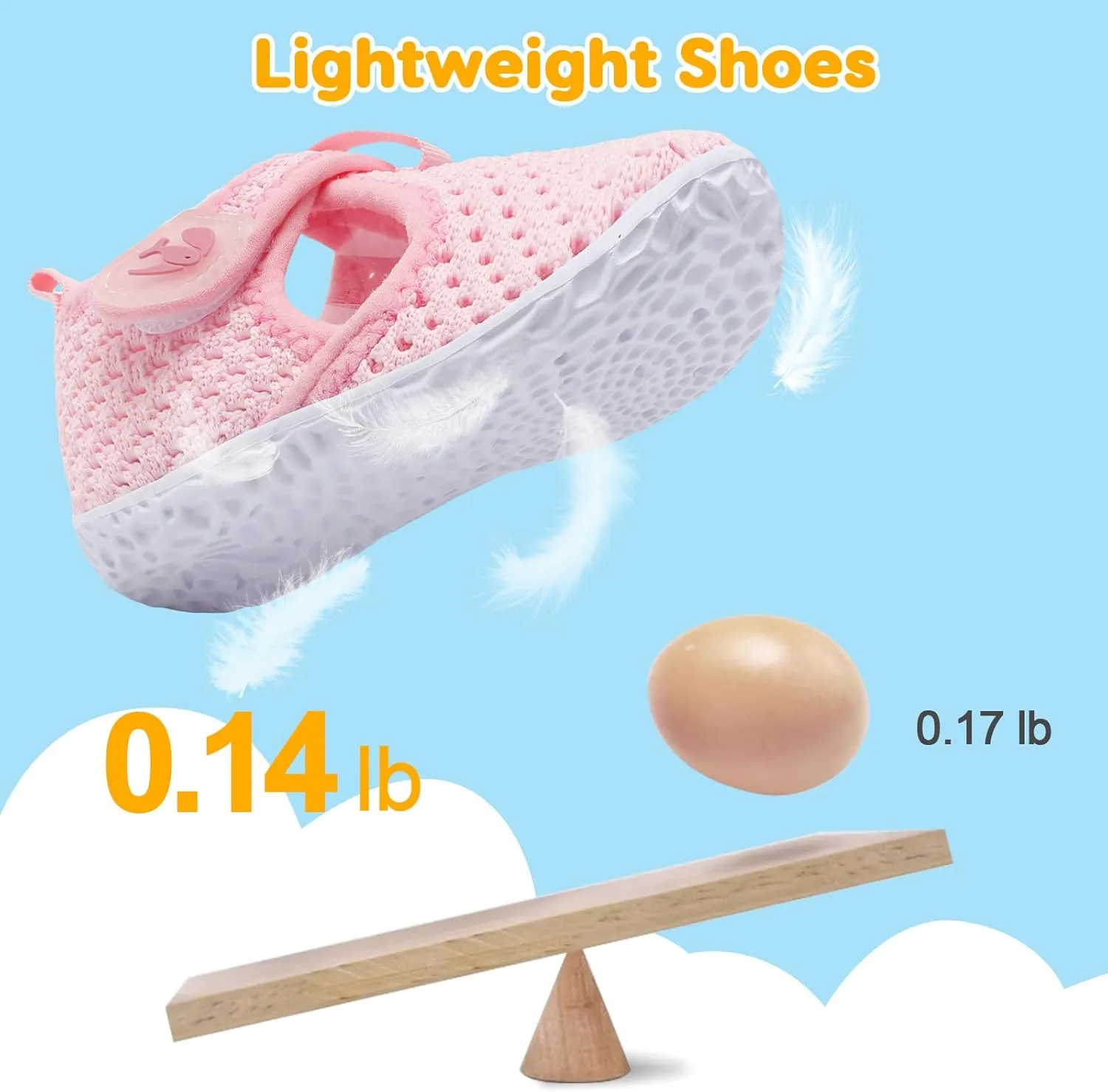 FEETCITY Baby Boys Girls Water Sport Shoes Barefoot Kids Aqua Socks Quick-Dry Beach Swim Pool Shoes