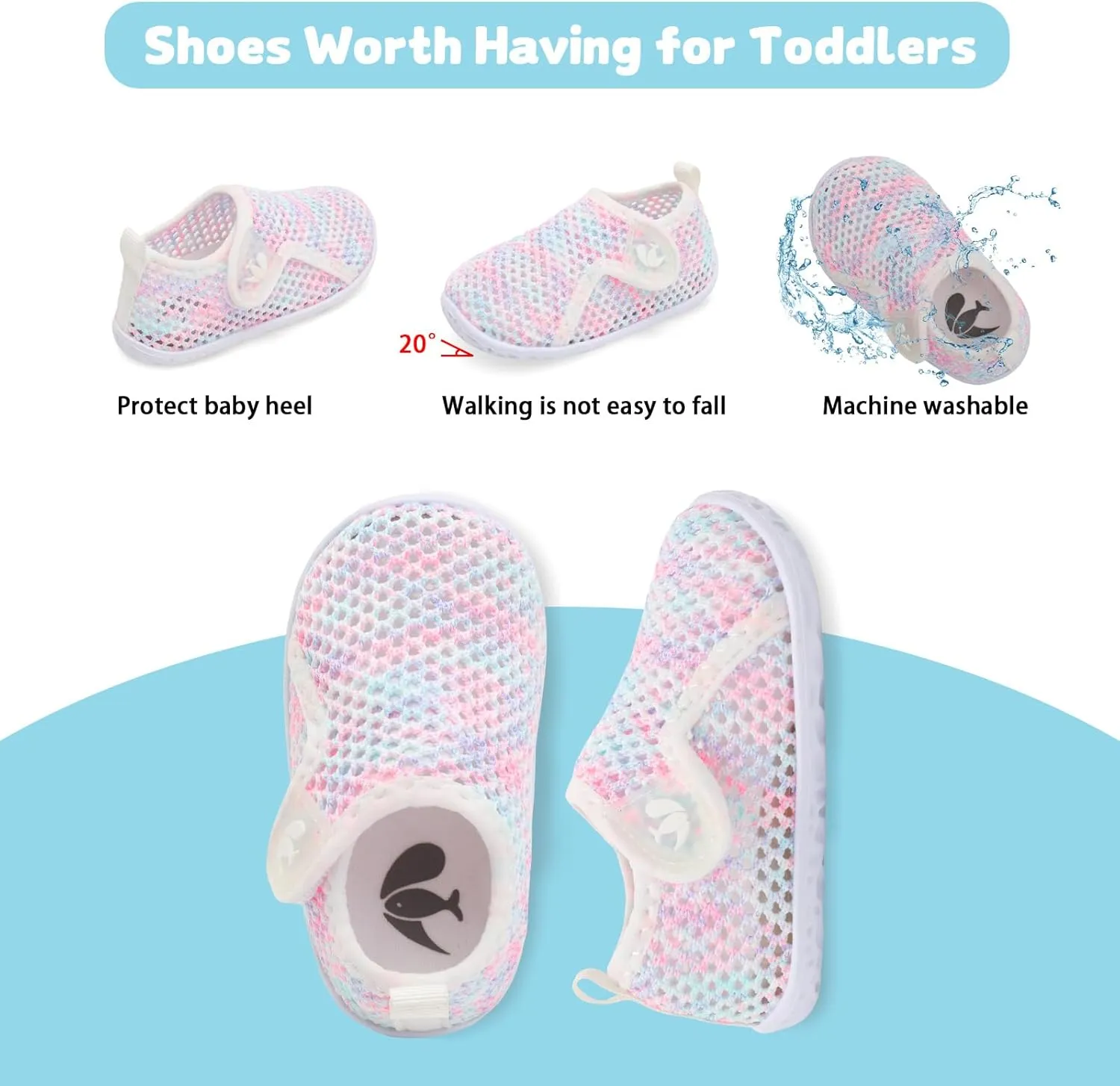 FEETCITY Baby Boys Girls Water Sport Shoes Barefoot Kids Aqua Socks Quick-Dry Beach Swim Pool Shoes