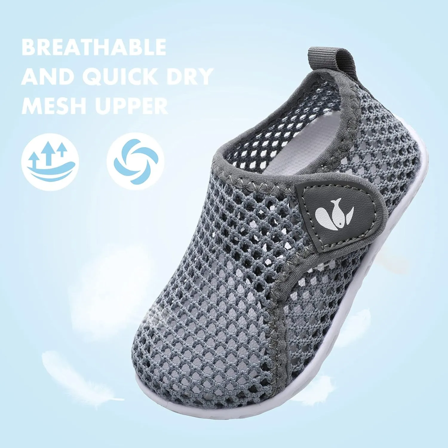 FEETCITY Baby Boys Girls Water Sport Shoes Barefoot Kids Aqua Socks Quick-Dry Beach Swim Pool Shoes