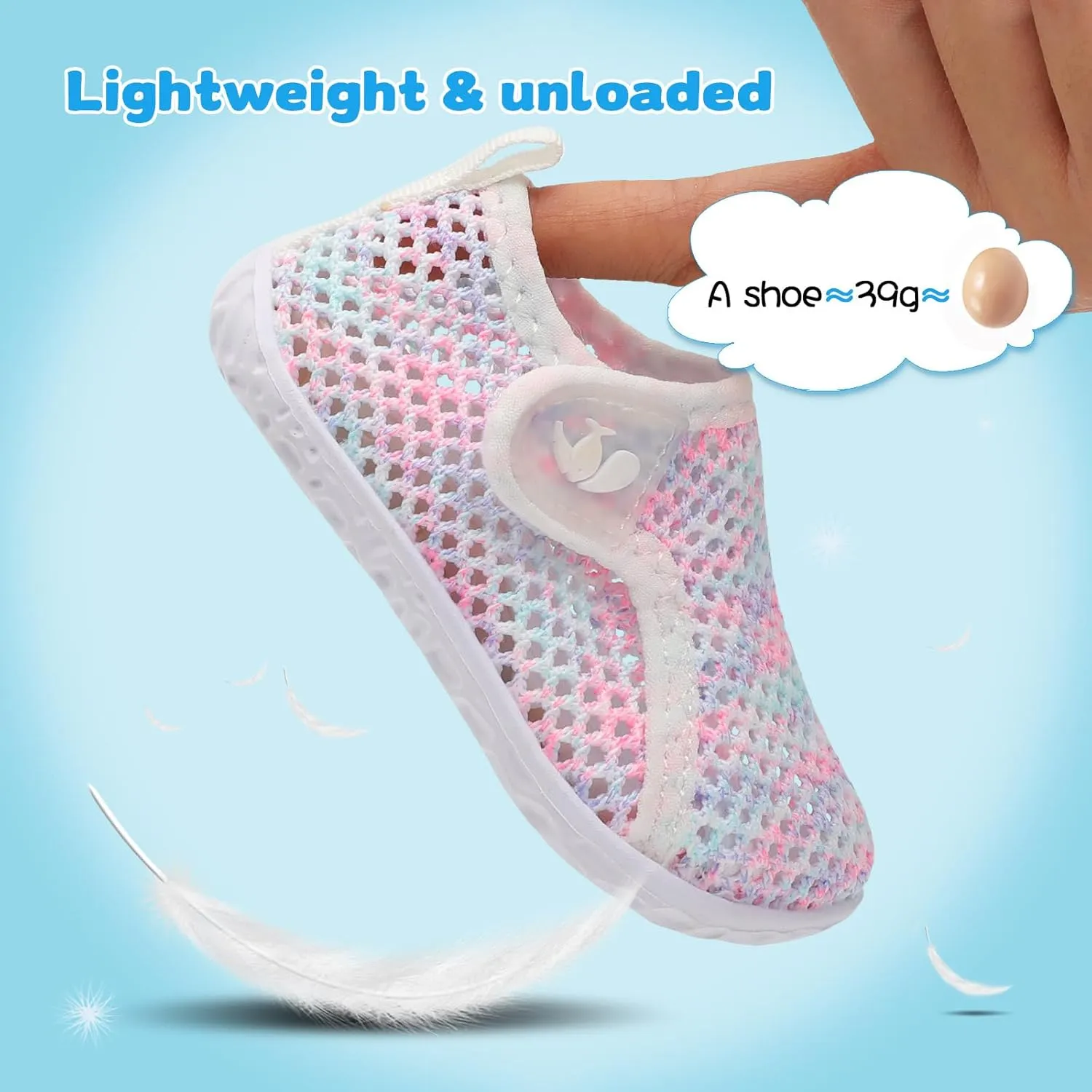 FEETCITY Baby Boys Girls Water Sport Shoes Barefoot Kids Aqua Socks Quick-Dry Beach Swim Pool Shoes