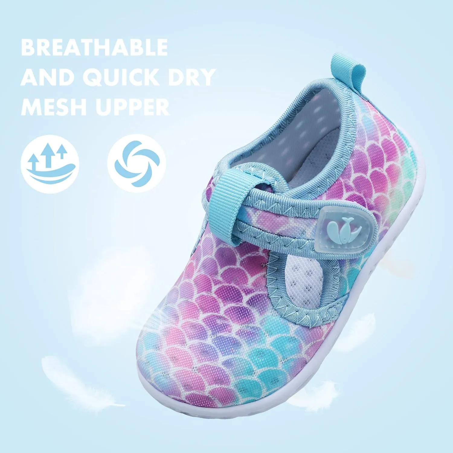 FEETCITY Baby Boys Girls Water Sport Shoes Barefoot Kids Aqua Socks Quick-Dry Beach Swim Pool Shoes
