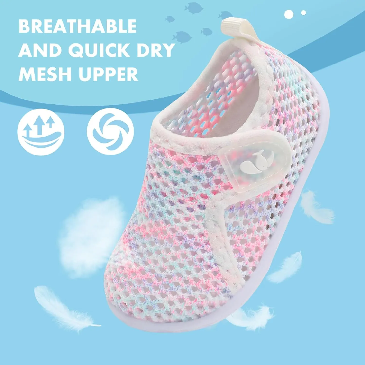 FEETCITY Baby Boys Girls Water Sport Shoes Barefoot Kids Aqua Socks Quick-Dry Beach Swim Pool Shoes