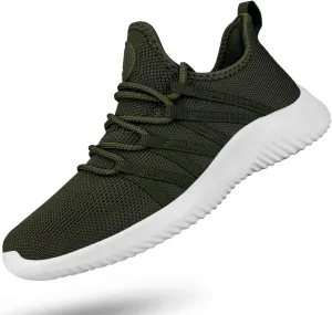Feethit Womens Slip On Running Shoes Non Slip Walking Shoes Lightweight Gym Workout Shoes Breathable Fashion Sneakers