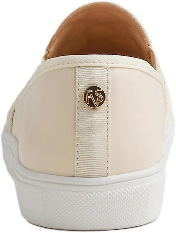 FEVERSOLE Women's Casual Slip On Sneaker Comfort Quilted Loafer Flats