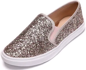 FEVERSOLE Women's Fashion Slip-On Sneaker Casual Flat Loafers