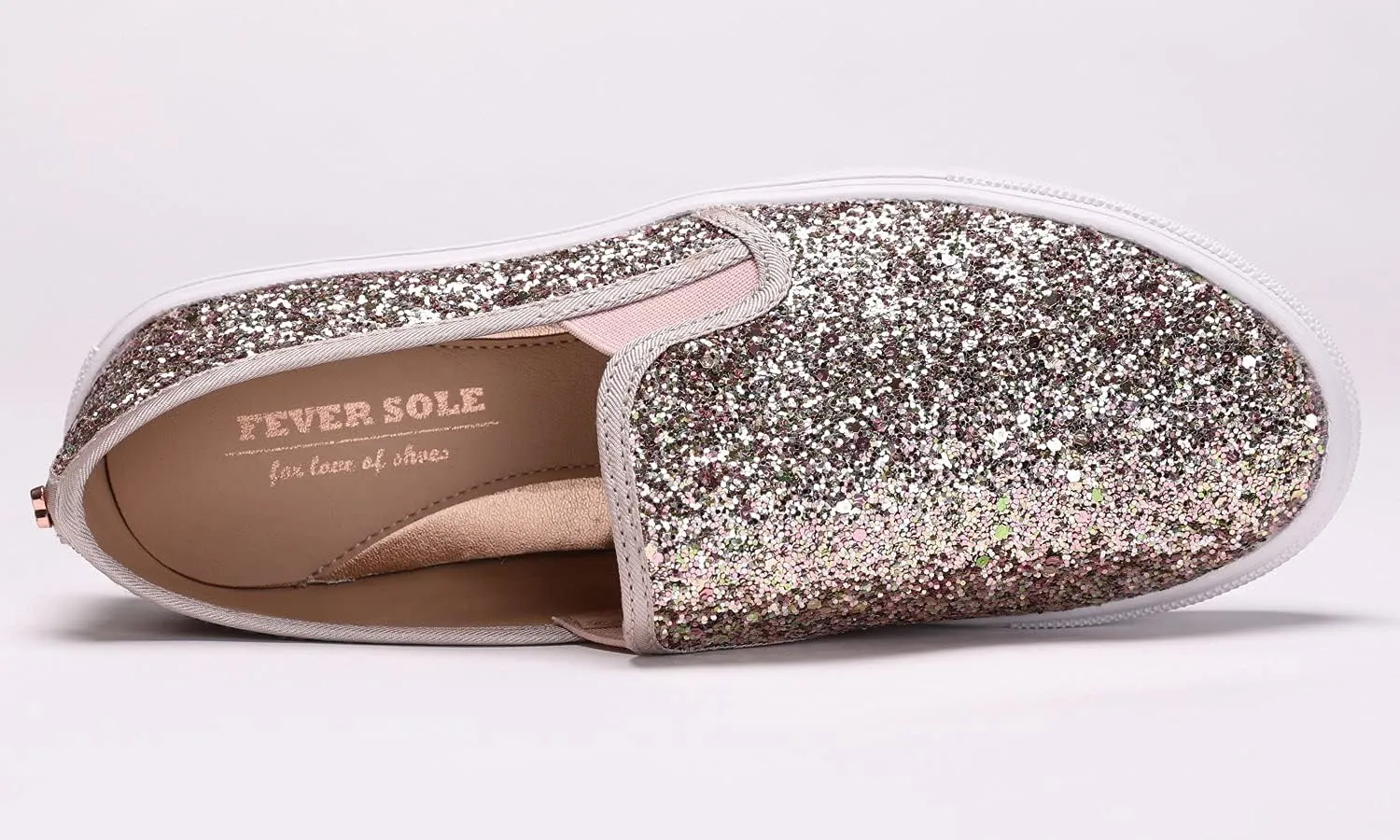 FEVERSOLE Women's Fashion Slip-On Sneaker Casual Flat Loafers