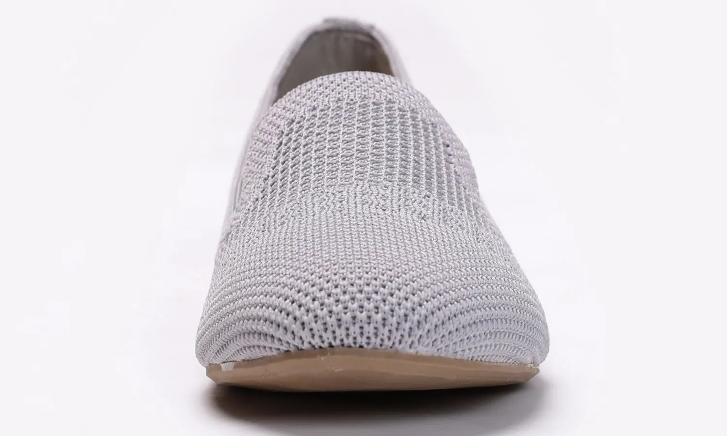 Feversole Women's Woven Fashion Breathable Knit Flat Shoes