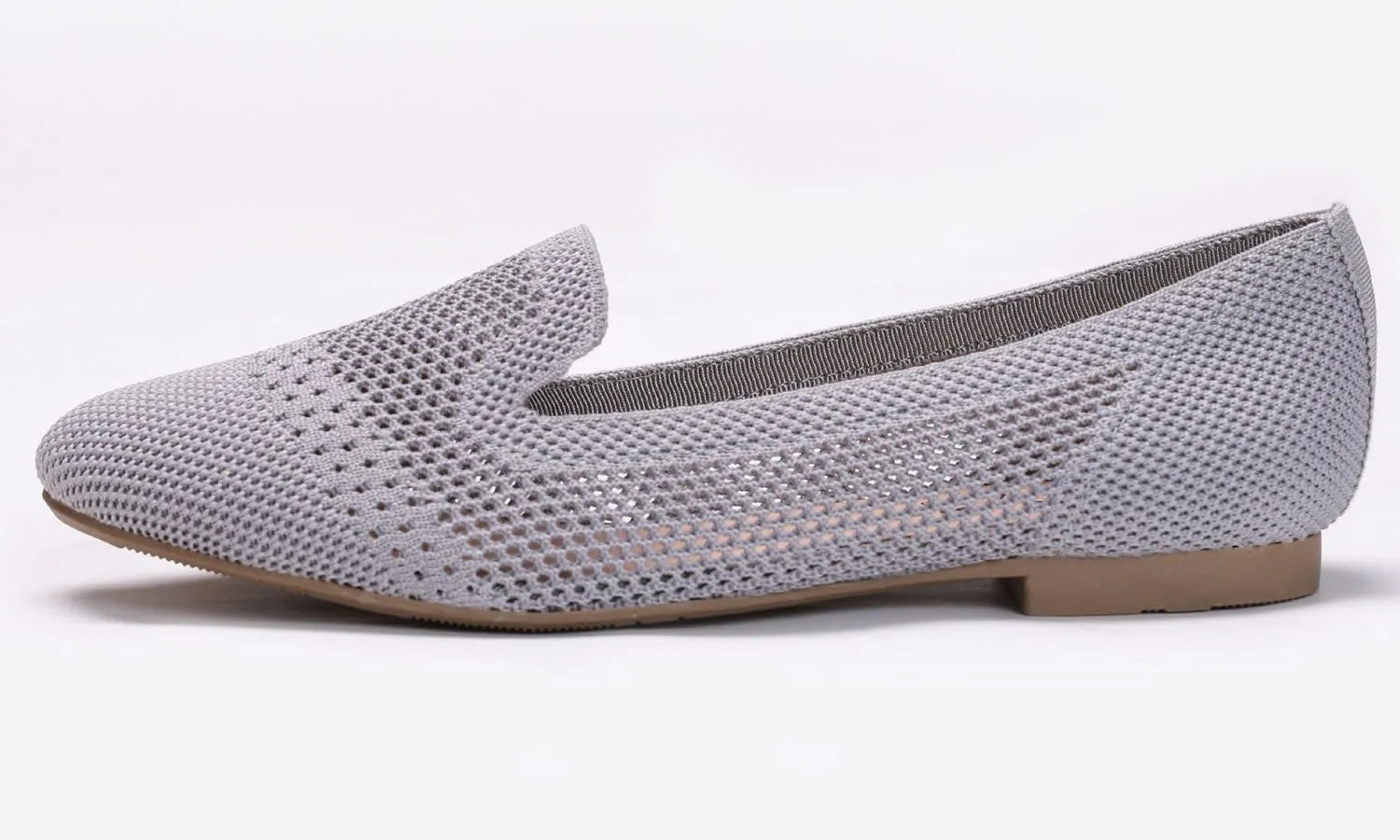 Feversole Women's Woven Fashion Breathable Knit Flat Shoes