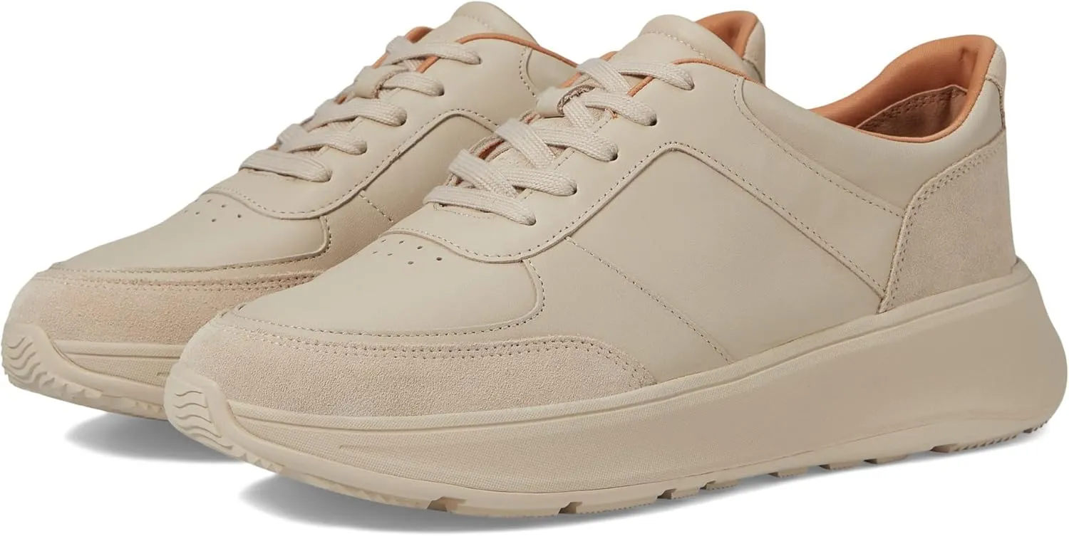 FitFlop Women's F-Mode Leather/Suede Flatform Sneakers