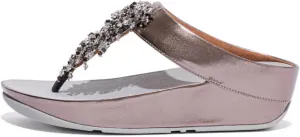 FitFlop Women's Rumba Beaded Toe-Post Sandals
