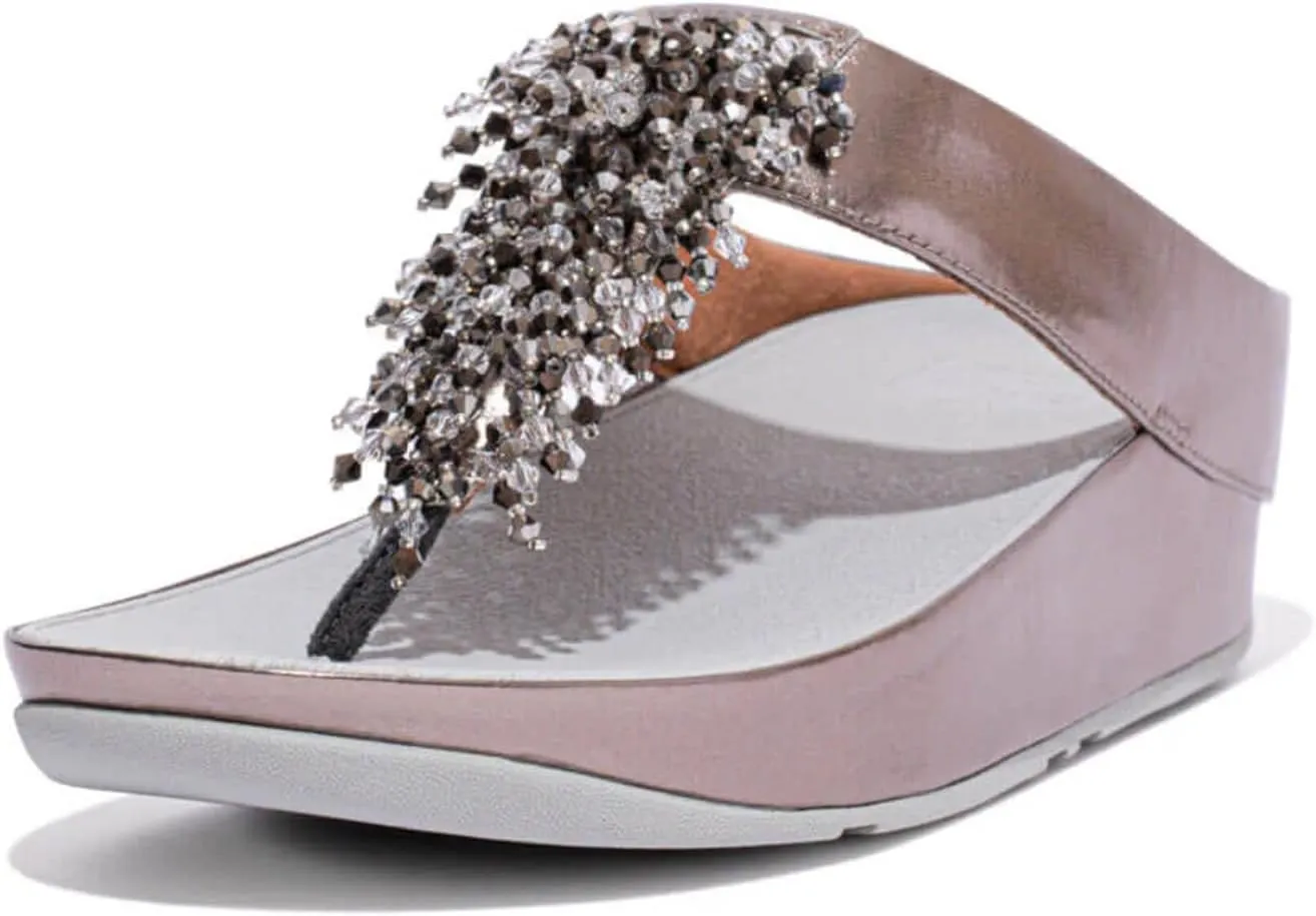 FitFlop Women's Rumba Beaded Toe-Post Sandals