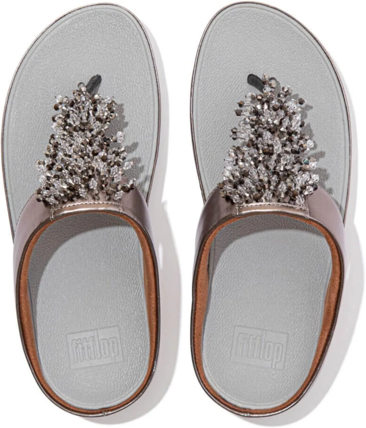 FitFlop Women's Rumba Beaded Toe-Post Sandals