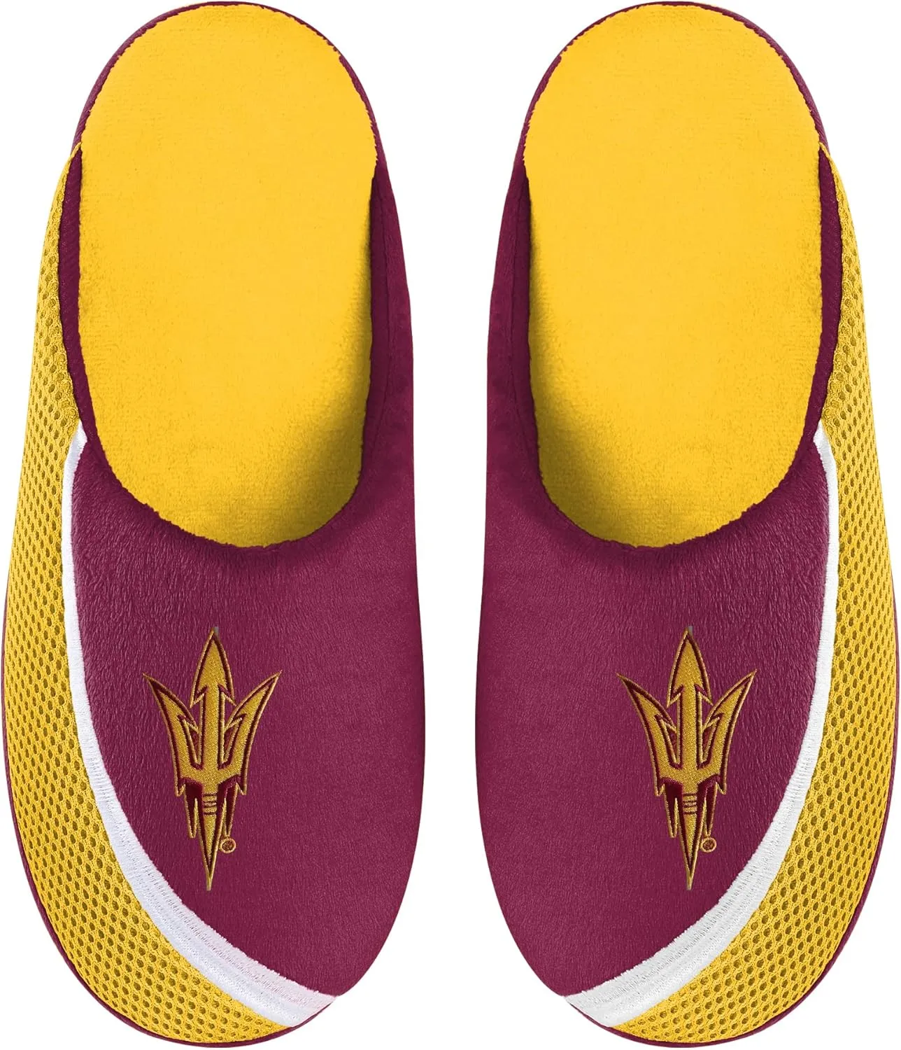 FOCO Men's NCAA 2022 Big Logo Color Edge Slipper
